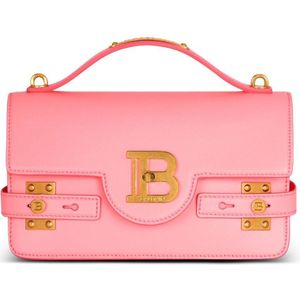 Balmain B-Buzz 24 korrelig lederen tas , Pink , Dames , Maat: ONE Size