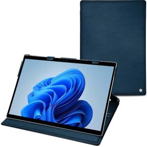 Noreve Lederen omslag verticaal (Microsoft Surface Pro 8), Tablethoes, Blauw