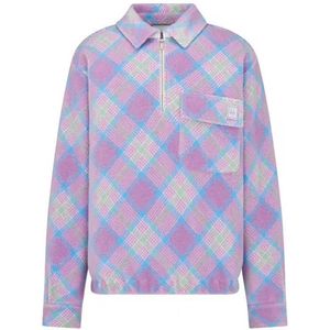 Dior - ERL - Fleece Sweatshirt - Paars/Lavendel/Lichtblauw/Lichtgroen/Wit - Katoen/Acryl