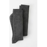 Damart - Set van 2 Paar Sokken - Grijs - Mix van Wol en Thermolactyl