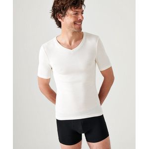 Damart - Thermolactyl Sensitive - T-shirt met Korte Mouwen - Wit - Heren