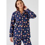 DAMART - Pyjama - Blauw - Katoen - Lange Mouwen