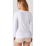Damart - Lang Thermolactyl T-shirt - Wit - Dames
