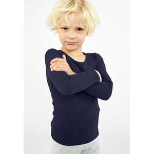 Damart - Thermolactyl T-shirt - Blauw - Gerecycled Polyester en Acryl