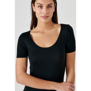Damart - T-shirt met korte mouwen onzichtbaar Thermolactyl - Dames - Zwart