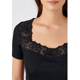 Damart - T-shirt Korte Mouwen - Zwart - Thermolactyl - Vrouwen