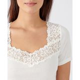 Damart - T-shirt - Gebroken Wit - Thermolactyl - Damesondergoed