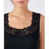 Thermo - Mouwloos T-shirt - Zwart - Viscose - Zachte Warmte