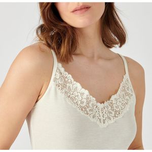 Thermolactyl - Dames T-shirt - Zwart - Viscose - Fijn Geribde Stof