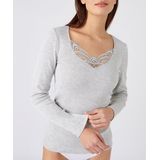 Damart - T-shirt met Lange Mouwen - Grijs - Thermolactyl - Dames