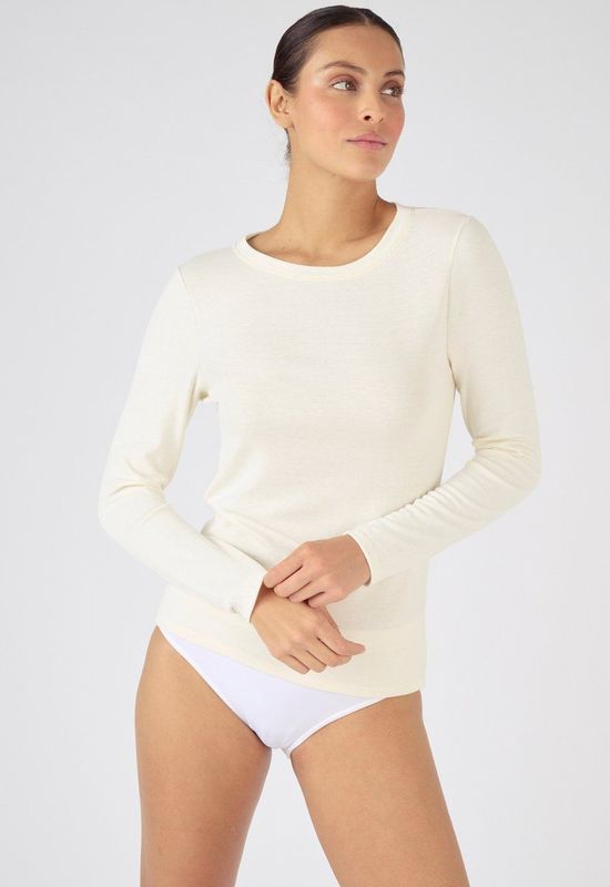 Damart - T-shirt - Wit - Thermolactyl Sensitive - Dames