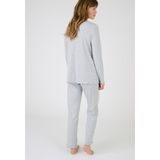 Pyjama met lange mouwen DAMART. Polyester materiaal. Maten XS. Grijs kleur
