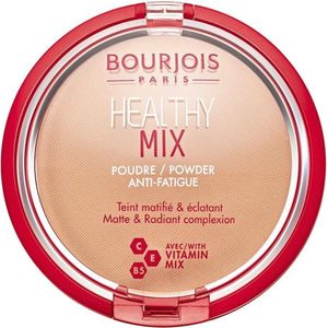Healthy Mix - Foundation - Dark Beige - Compact Formaat - Inclusief Spiegel en Spons