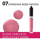 Bourjois - Lip Gloss Fabuleux Lipgloss 2.4 g 07 Standing Rose'Vation