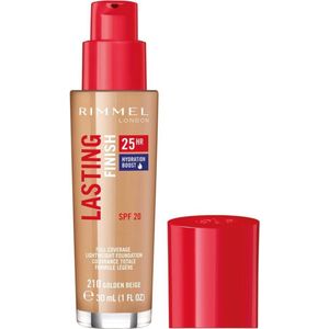 Rimmel London Lasting Finish 25 HR Foundation - 210 Golden Beige
