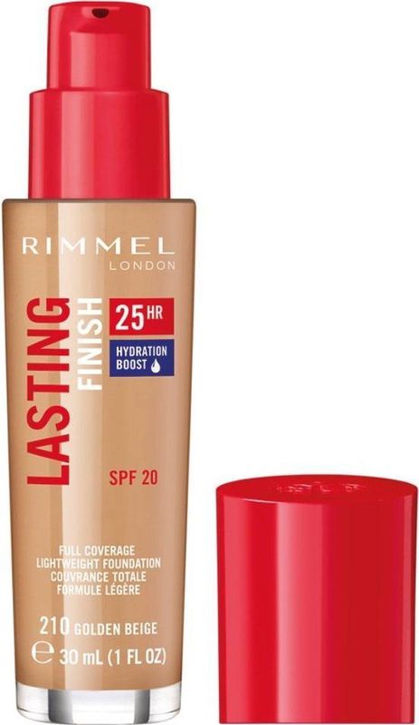 Rimmel London Lasting Finish 25 HR Foundation - 210 Golden Beige