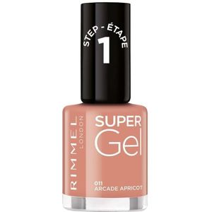 Rimmel - Super Gel - Nagellak - Arcade Apricot - Ingebouwde Basecoat