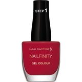 Max Factor - Nailfinity X-Press Gel - Nagellak - Rood - 12ml