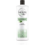 Nioxin scalp relief Shampoo 1000ml - Normale shampoo vrouwen - Voor Alle haartypes