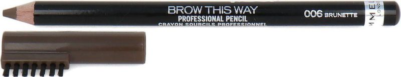 Rimmel - Brow This Way - Wenkbrauwpotlood - Tint 006 Brunette - 1,4 gr