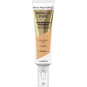Max Factor Miracle Pure Skin Langaanhoudende Make-up SPF 30 Tint 44 Warm Ivory 30 ml