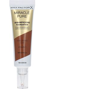 Max Factor Make-up Gezicht Miracle Pure Foundation 100 Cocoa