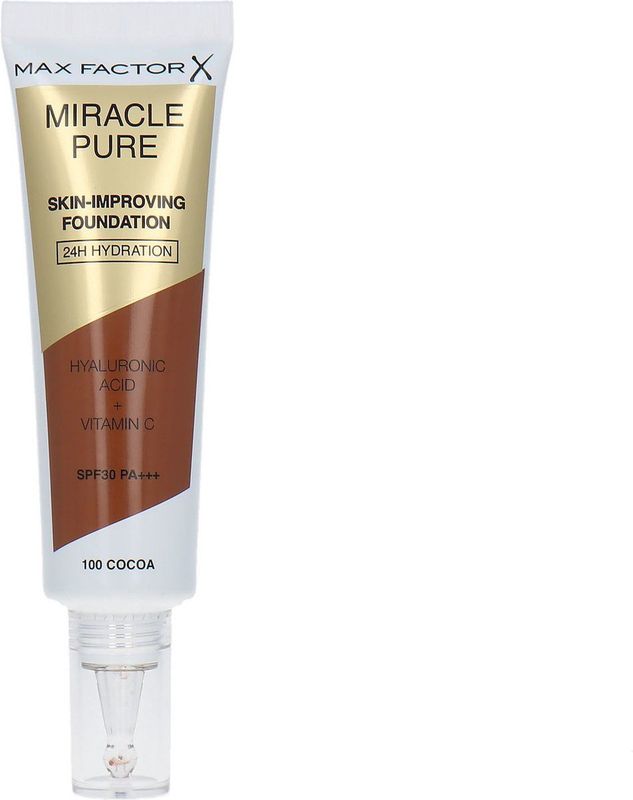 Max Factor Make-up Gezicht Miracle Pure Foundation 100 Cocoa