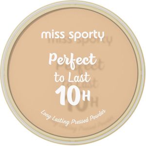 Miss Sporty _Perfect To Last 10h długotrwały poeder w steen 010 Porcelain 9g