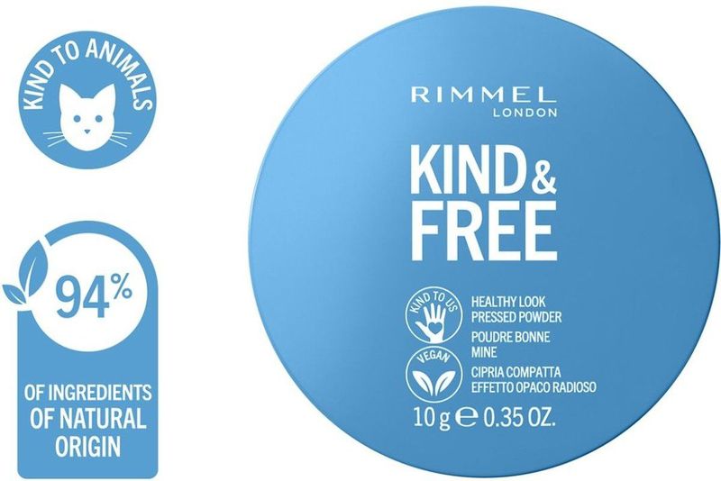Rimmel London - KIND & FREE - Gezichtspoeder - Vegan - 020 Light