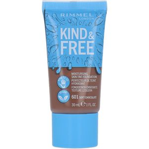 Rimmel London - Kind & Free Vegan Foundation 30 ml 601 - Soft Chocolate