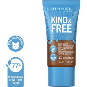 Rimmel London - Kind & Free Vegan Foundation 30 ml 601 - Soft Chocolate