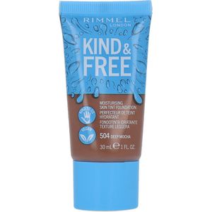 Rimmel London - Kind & Free Vegan Foundation 30 ml 504 - Deep Mocha