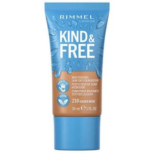 Rimmel London KIND & FREE Vegan Foundation 210 Golden Beige