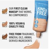 Rimmel London - Kind & Free Vegan Foundation 30 ml 605 - Deep Chocolate