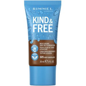 Rimmel London - Kind & Free Vegan Foundation 30 ml 605 - Deep Chocolate
