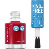 Rimmel London - KIND & FREE - Nagellak - 8 ml - 156 Poppy Pop Red