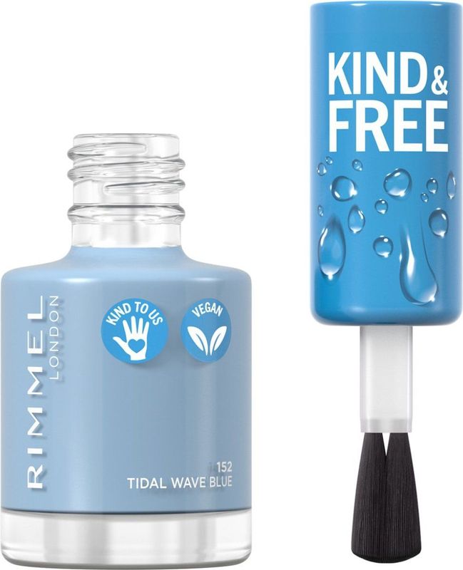 Rimmel London - Nagellak - Tidal Wave Blue - 8 ml - Vegan Formule