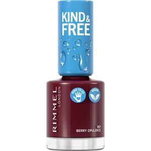 Rimmel London - KIND & FREE - Vegan Nagellak - 157 Berry Opulence - 75% Bio-Ingrediënten
