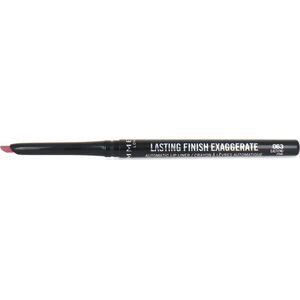 Rimmel Londen blijvende afwerking overdrijven Lip Liners, 063 Eastend Pink, 4g