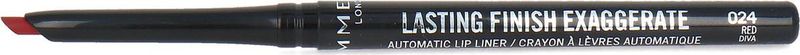 Rimmel - Lasting Finish Exaggerate - Lipliner - Tint 024 Red Diva - 0,25 g