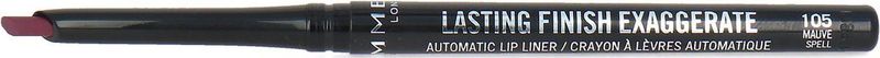 Rimmel London - Exaggerate - Lip Liner - 105 Mauve Spell - Longdurende Formule