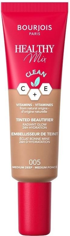 Bourjois - Healthy Mix - Foundation - Tint 005 Medium Deep - 30 ml