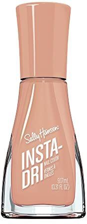 Sally Hansen Insta-Dri-nagellak, 3-in-1 formule, basis, kleur en toplaag, sneldrogend, precisieborstel, 138 instant koffie