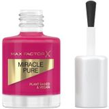 Max Factor Miracle Pure Nail Colour, Fb. 265 Fiery Fuschia, veganistische nagellak, langdurig, sneldrogend, 12 ml