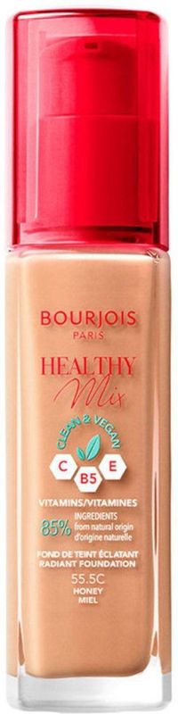 Bourjois - Healthy Mix - Foundation - Tint 55.5C Honey - 30 ml