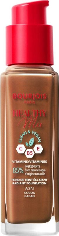 Bourjois - Healthy Mix Clean Foundation - Cocoa - Foundation - Lichte Formule