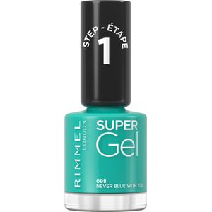 Rimmel London Kate Super Gel Nail Polish 99350146411 Nagellak, 98 Nooit blauw met jou, 12 ml (Pak van 1)