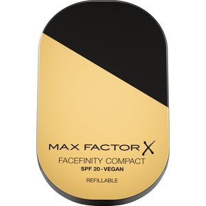 Max Factor - Facefinity Compact Foundation - 001 Porcelain - Poederfoundation - Vegan - SPF 20