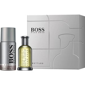 Hugo Boss Bottled Giftset - 50 ml eau de toilette spray + 150 ml deodorant spray - cadeauset voor heren