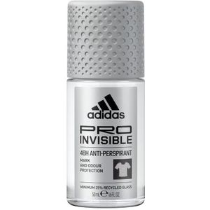 adidas Pro Invisible anti-transpirant deodorant roll-on voor hem, 48 uur droogbescherming en langdurige frisheid, 50 ml